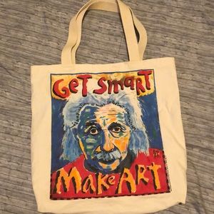 Fred Babb 90’s Albert Einstein Tote Canvas Bag